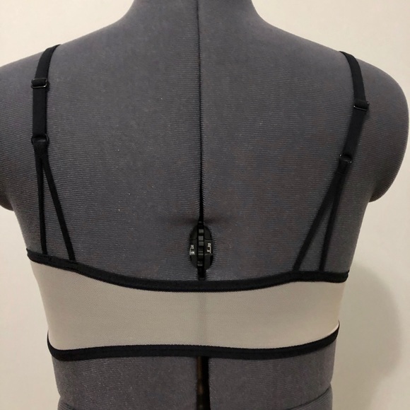 Lace bralette in black/ blush - Picture 3 of 4